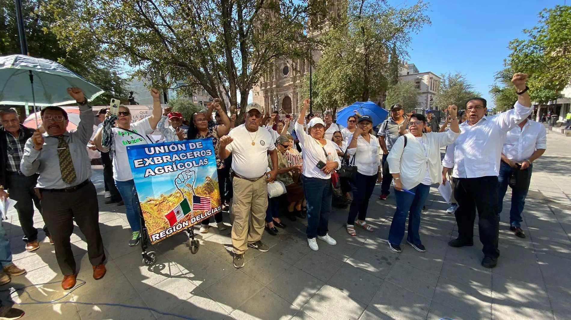 manifestación exbraceros